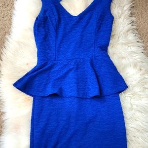 Beautiful blue open back dress